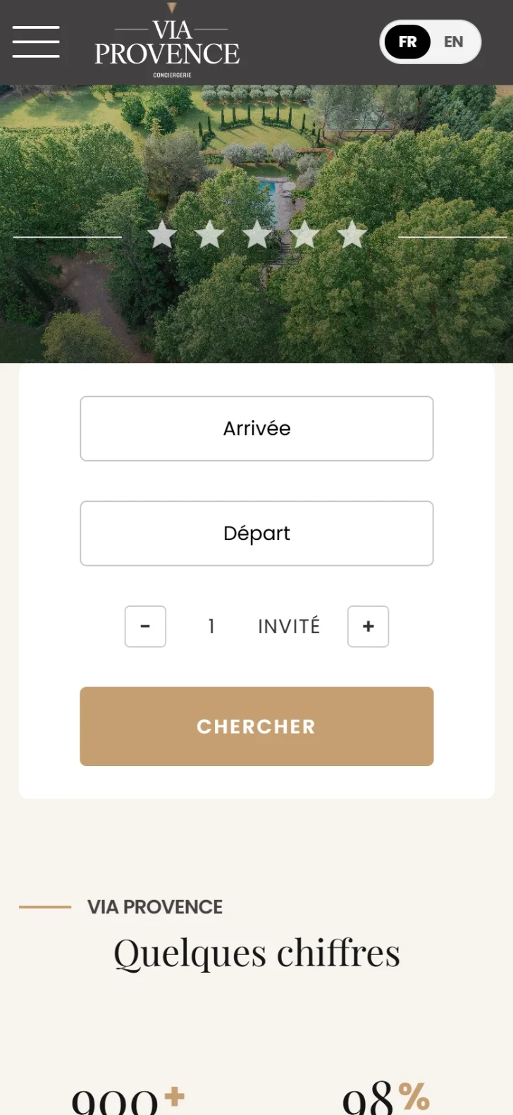 Version mobile de Via Provence